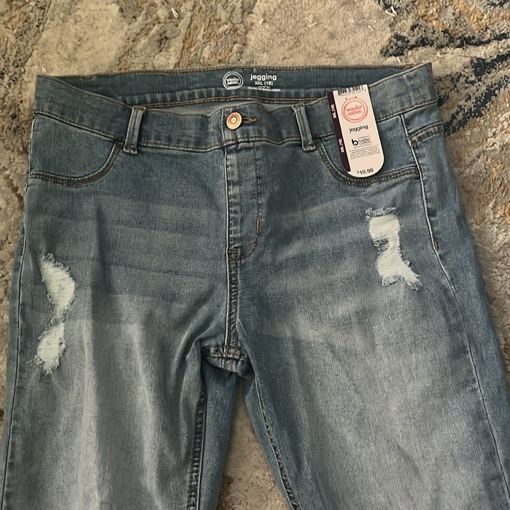 NWT Wonder Nation Jeggings - Picture 2 of 4